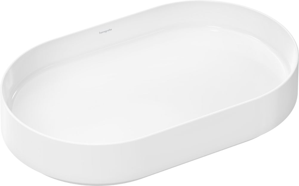 Hansgrohe Xuniva Evo U lavabo 65x40 cm ovale à poser blanc 63009450