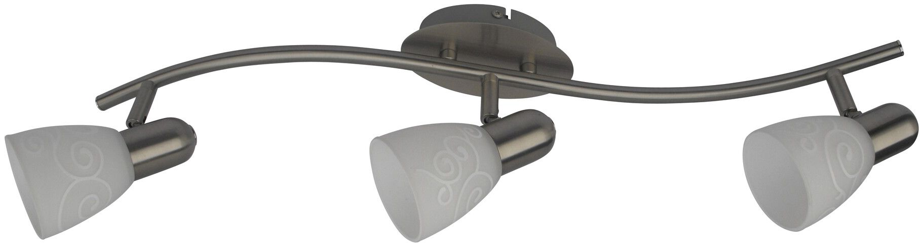 Rabalux Harmony plafonnier 3x40 W blanc-chrome 6637