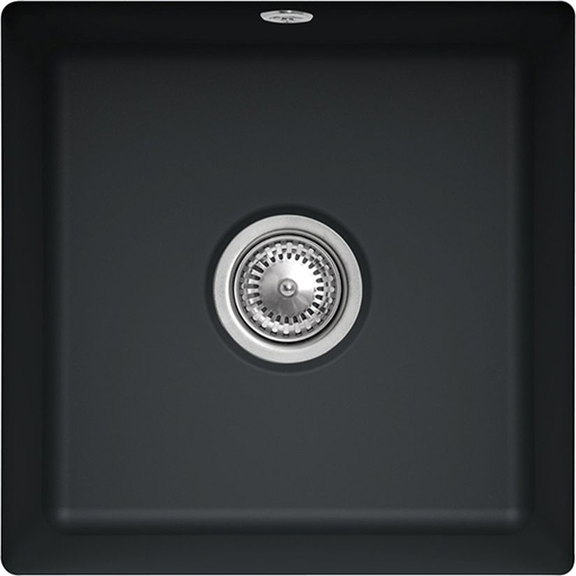 Villeroy & Boch Subway évier en céramique 44x44 cm noir 332501R7