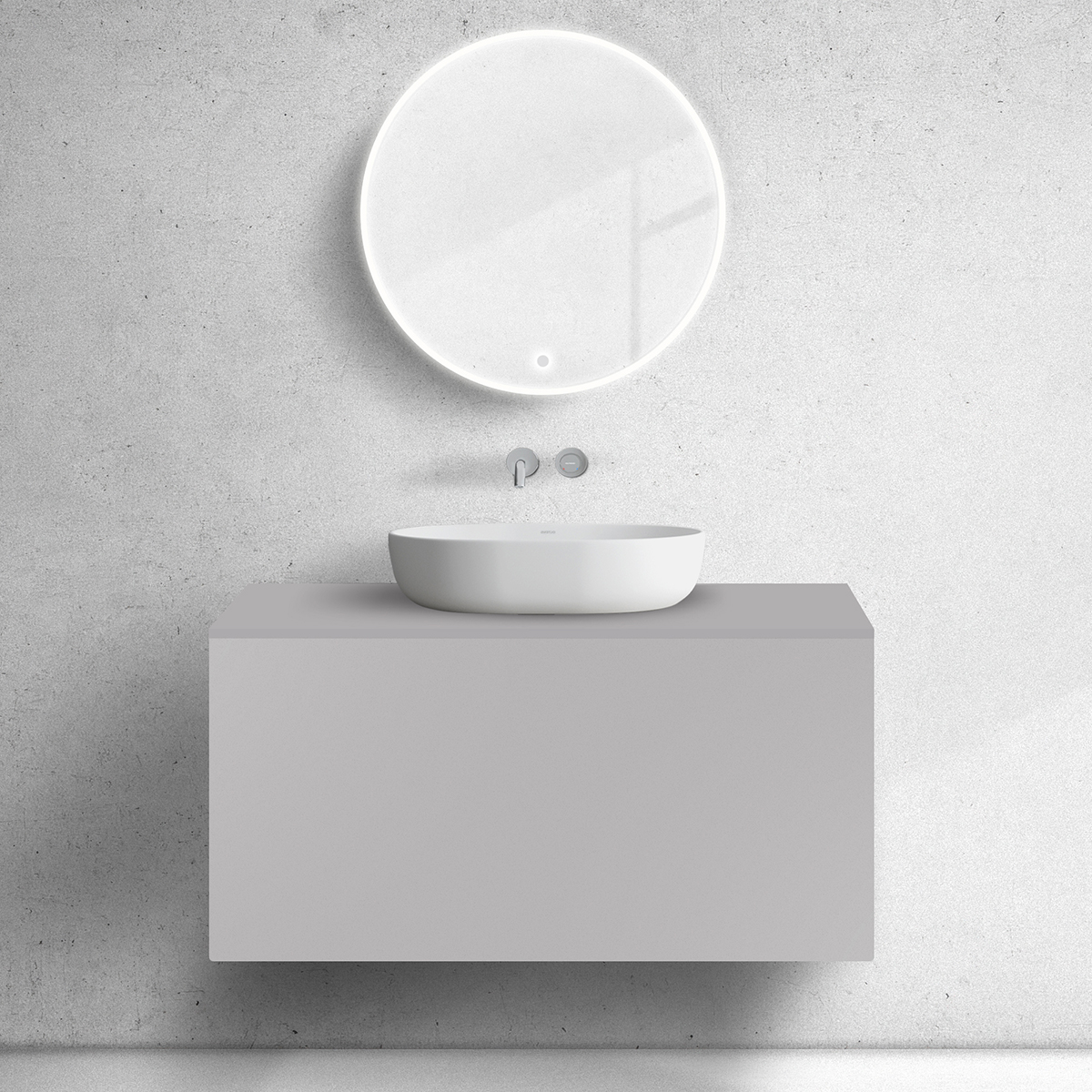 Oltens Lun armoire 100x44.7x52 cm sous-lavabo suspendu 60034900