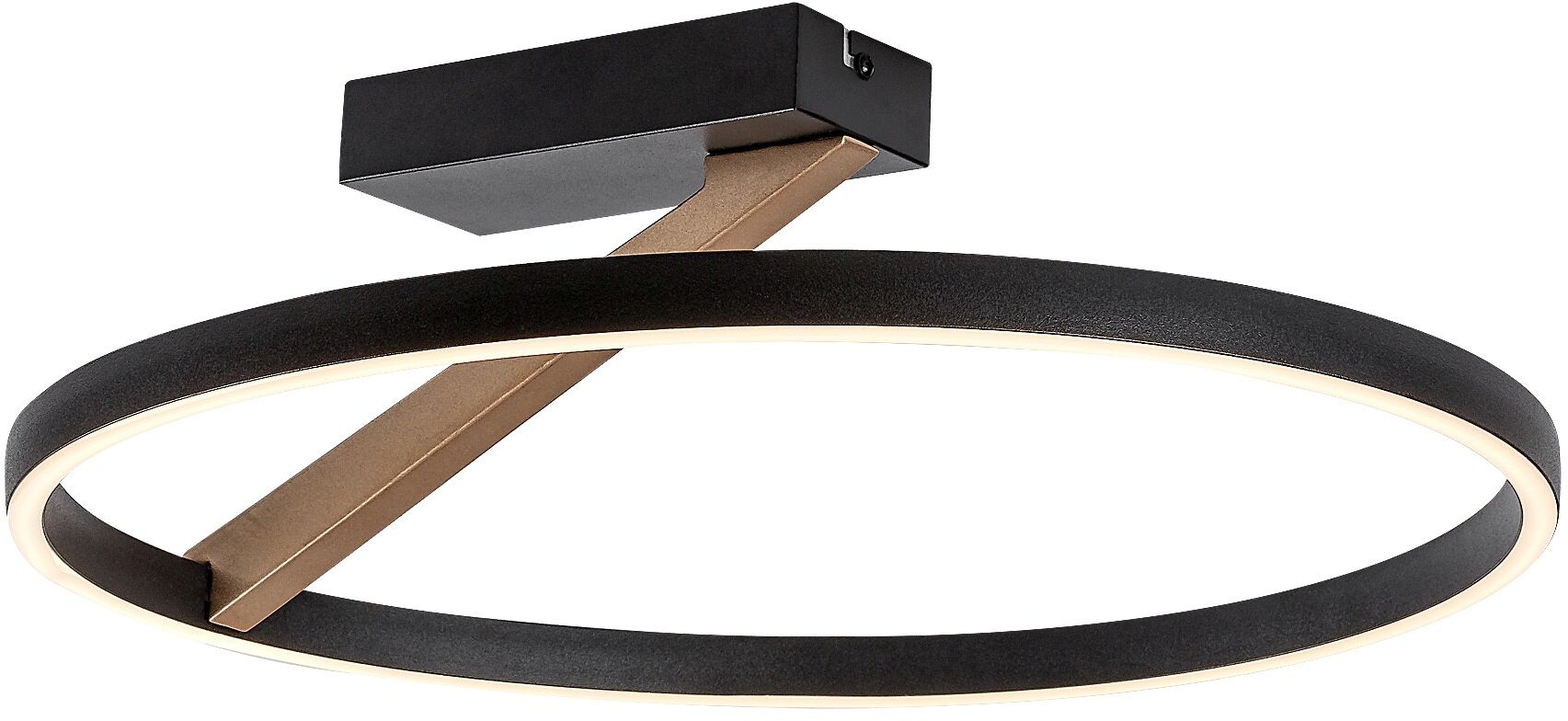 Rabalux Renara plafonnier 1x24 W noir-doré 71351