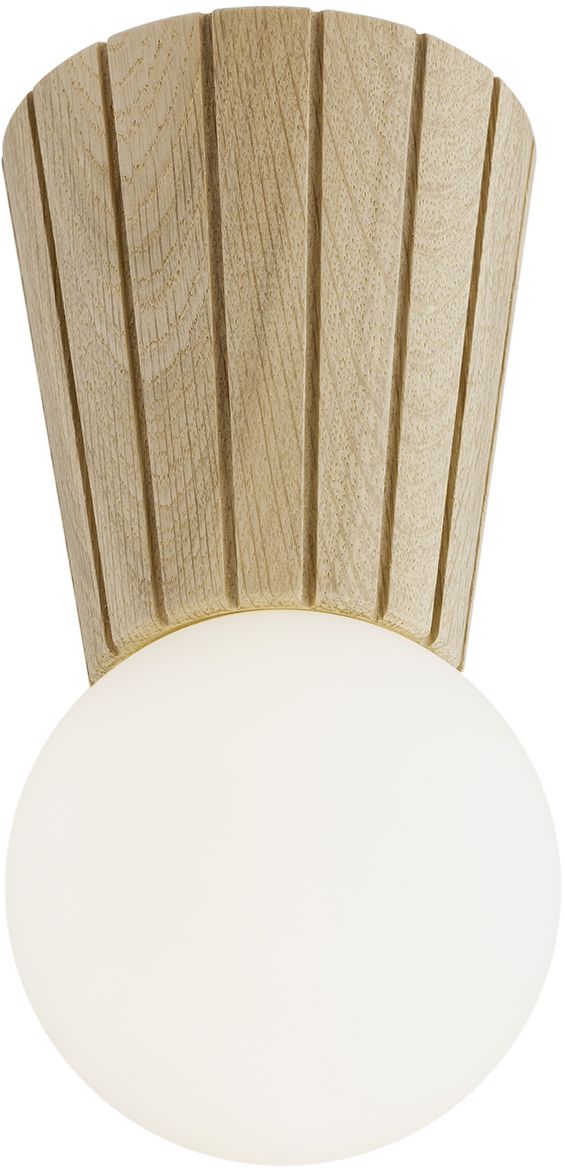 Argon Volante plafonnier 1x6 W bois-opale 8973