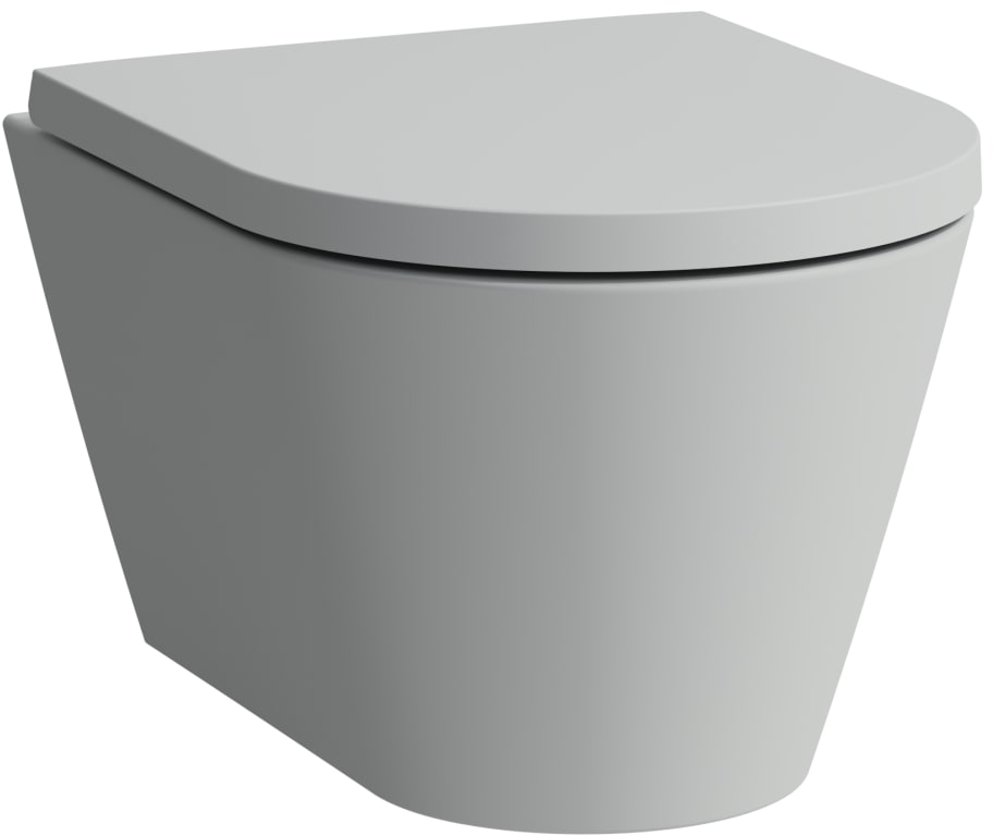Laufen Kartell cuvette de wc suspendue oui gris mat H8203337590001