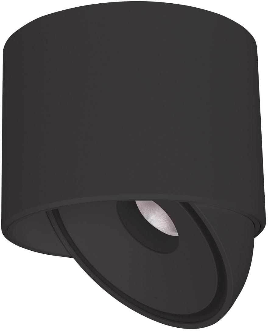 MaxLight Vector plafonnier 1x10 W noir C0266