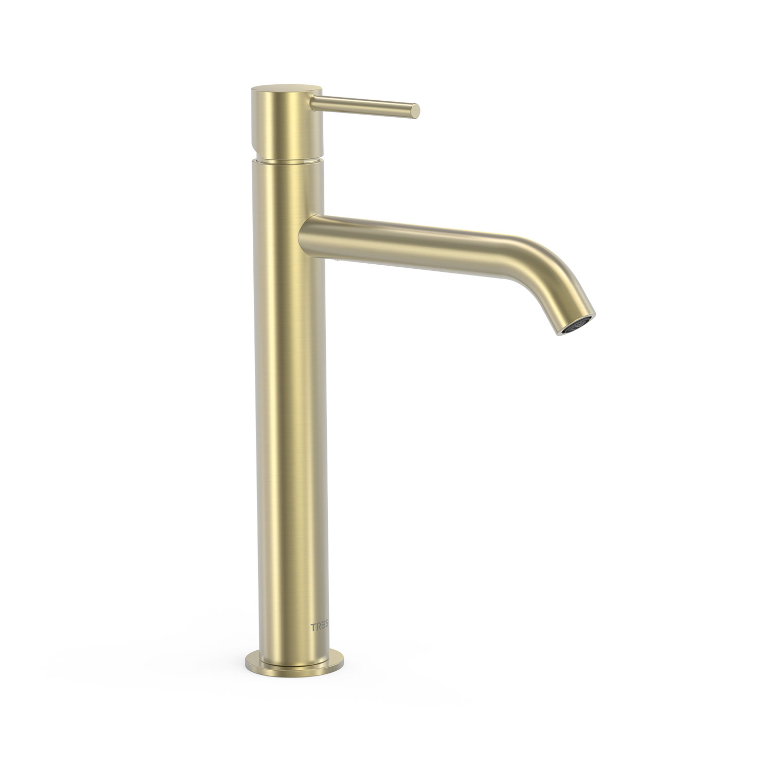 Tres Study mitigeur de lavabo sur pied doré 26230701CA