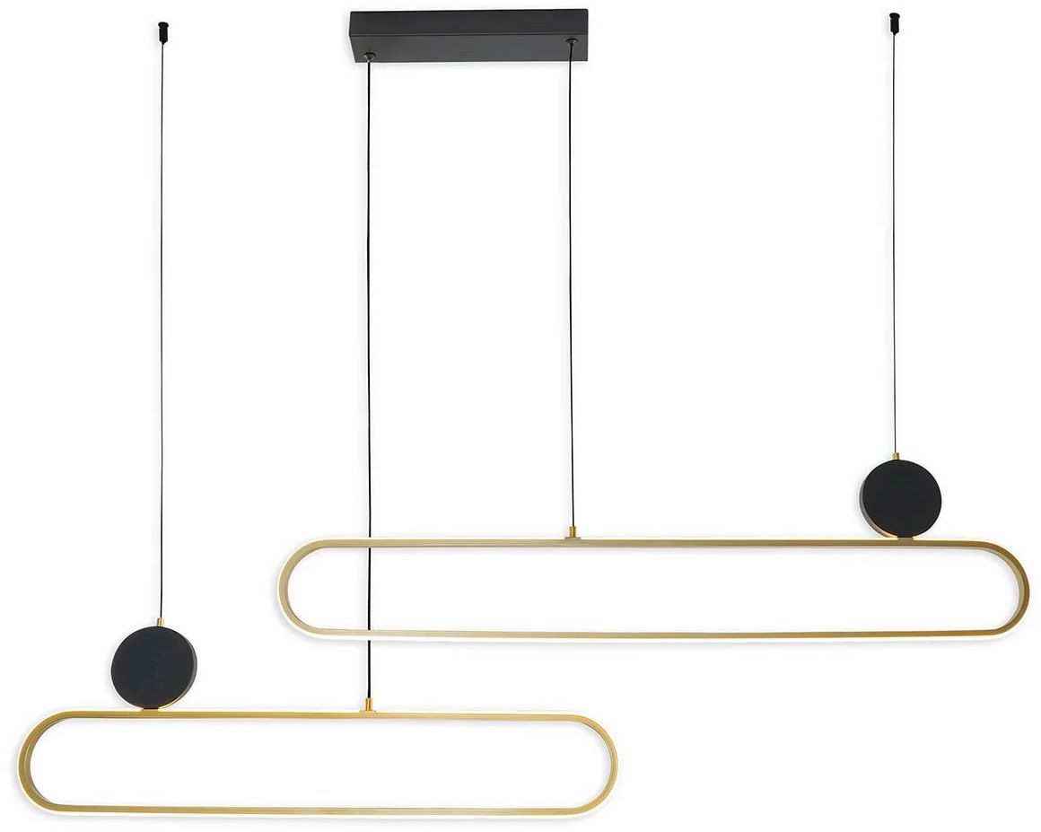 Goldlux Florentyna lampe suspendue 2x48 W doré 333902