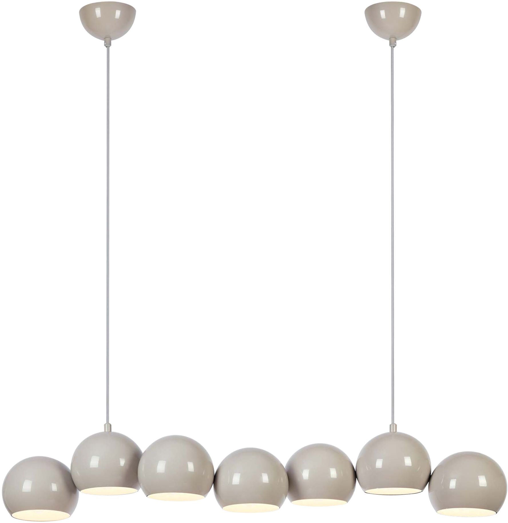 Markslöjd Cupolo lampe suspendue x40 W gris/cendre 108914