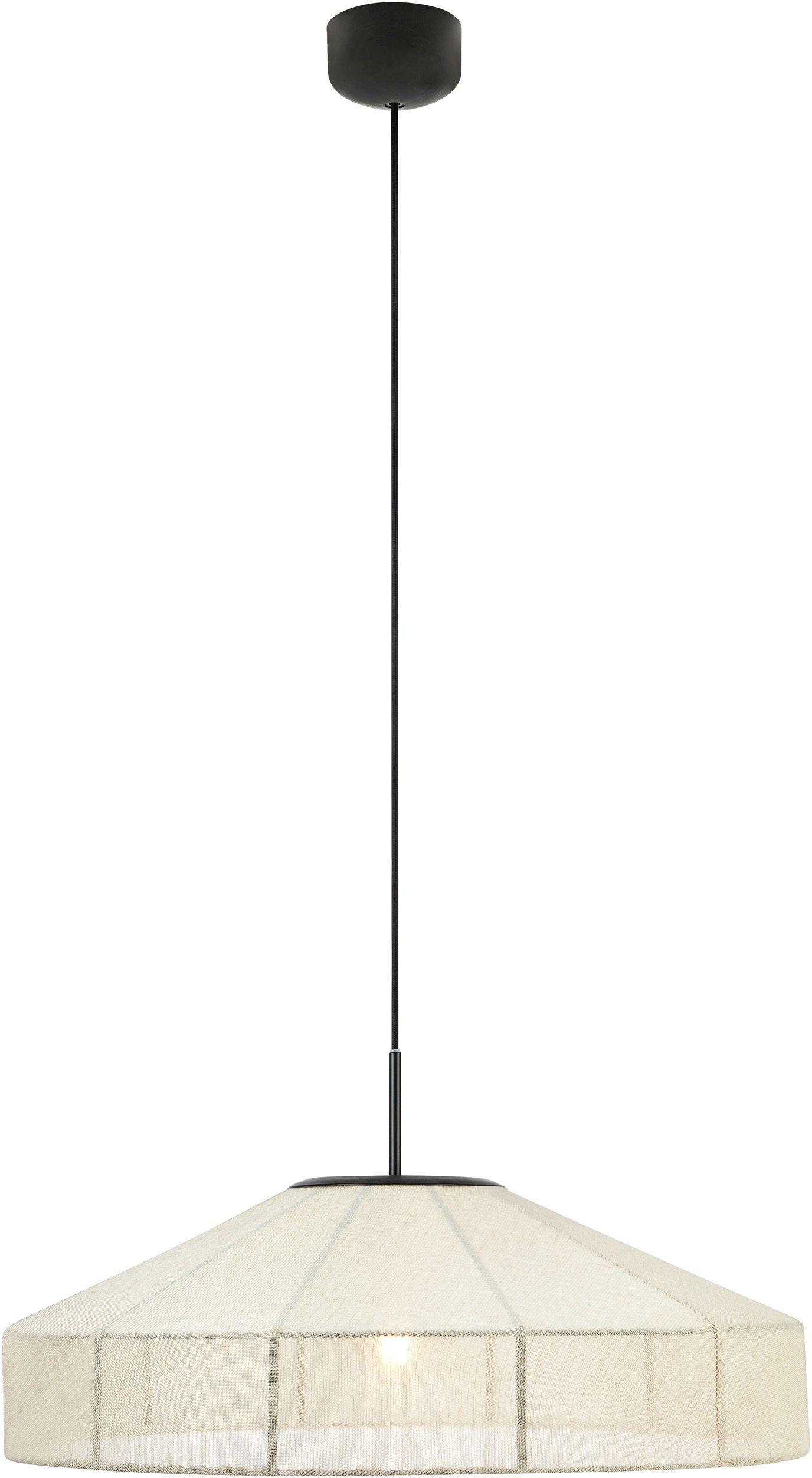Markslöjd Alia lampe suspendue 1x60 W noir-beige 108955