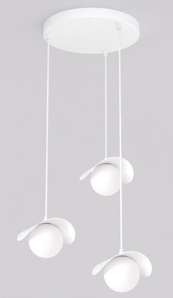Emibig Ritual lampe suspendue 3x8 W blanc 1584/3PREM