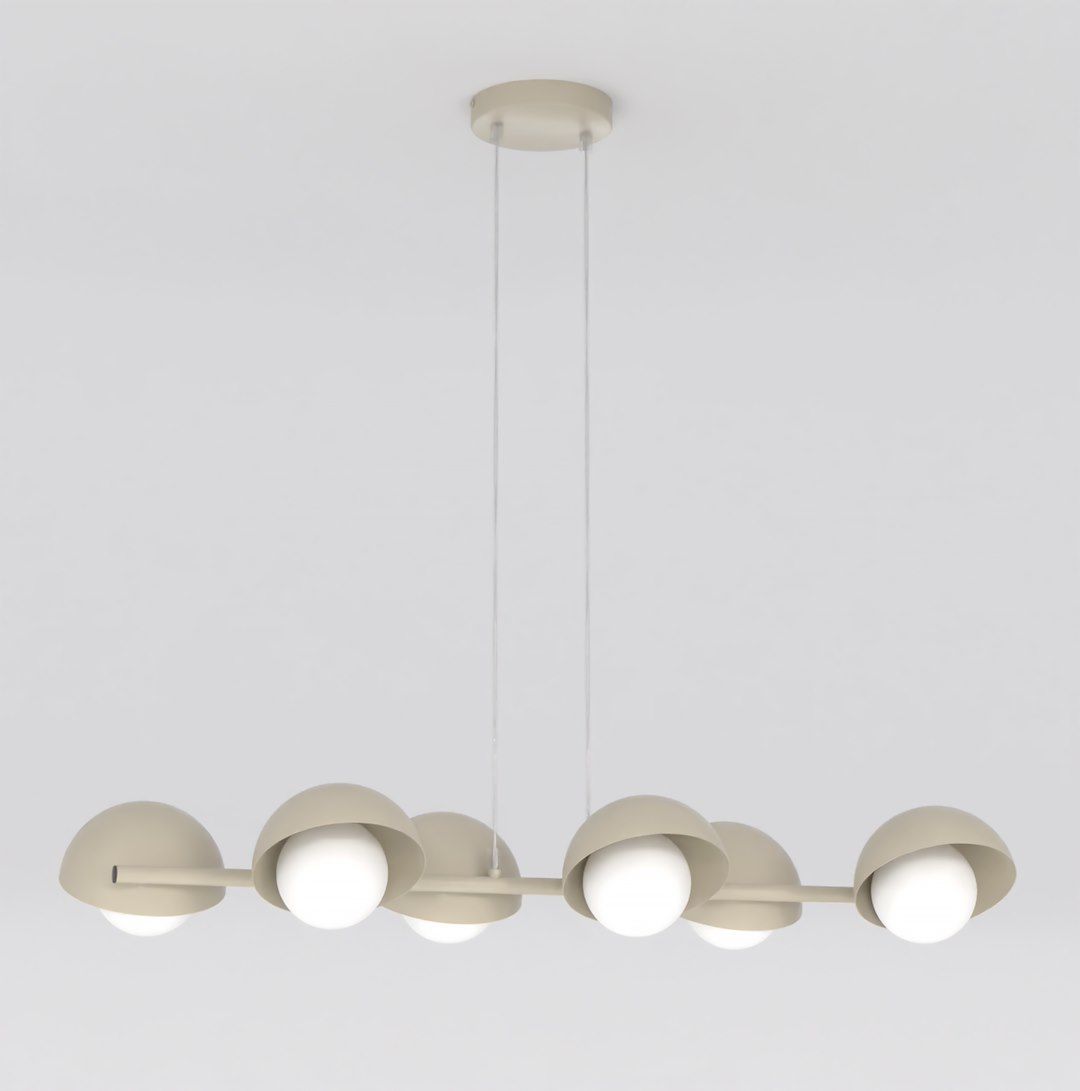 Emibig Boom lampe suspendue 6x8 W cappuccino 1590/6