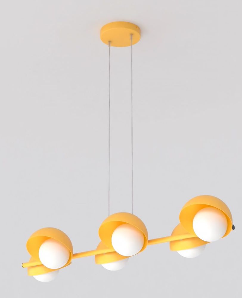 Emibig Boom lampe suspendue 6x8 W orange 1591/6
