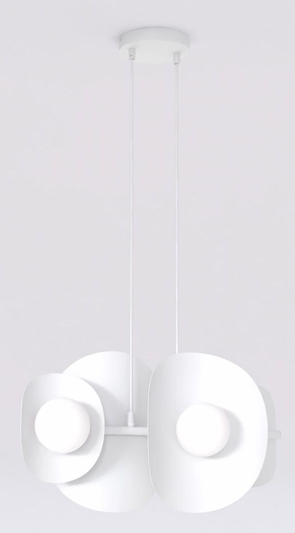 Emibig Elementi lampe suspendue 4x8 W blanc 1492/4