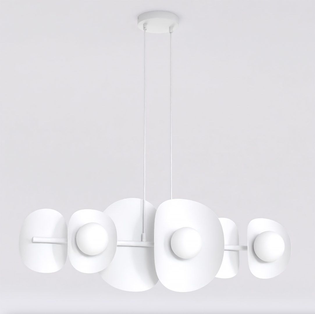 Emibig Elementi lampe suspendue 6x8 W blanc 1492/6