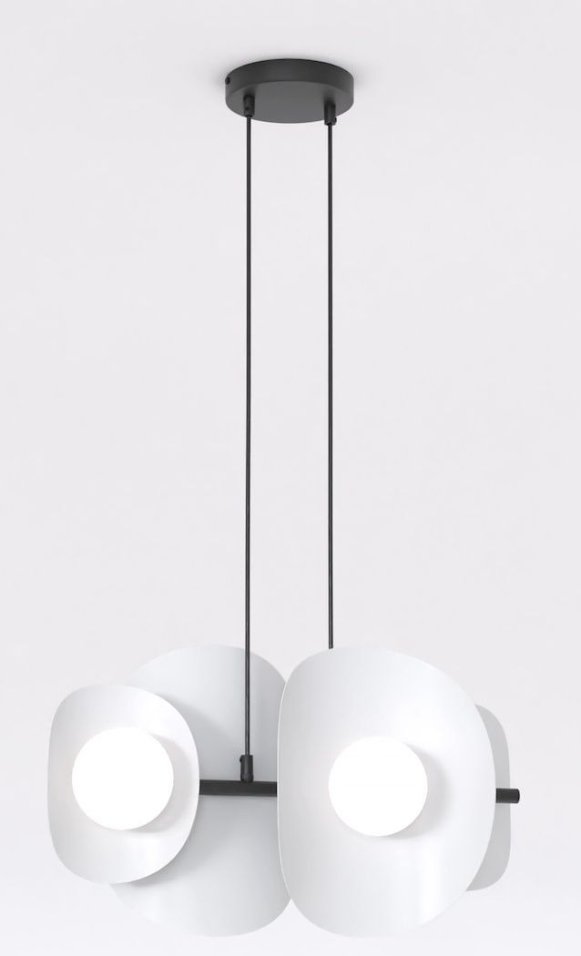 Emibig Elementi lampe suspendue 4x8 W gris/cendre 1494/4