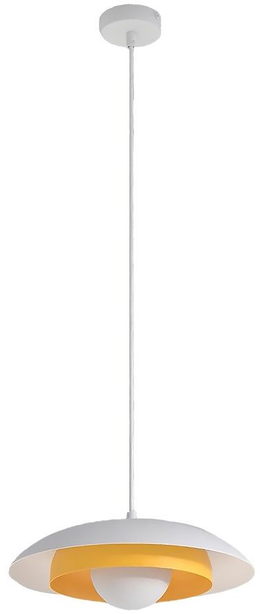 Emibig Skin lampe suspendue 1x8 W blanc-orange 1606/1