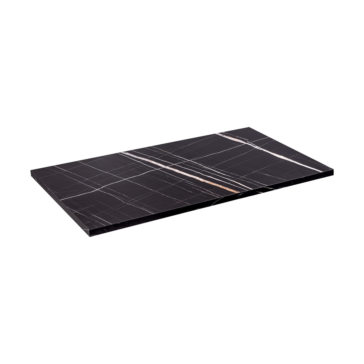 Oltens Tera plan de travail suspendu 80x45 cm noir 63029990