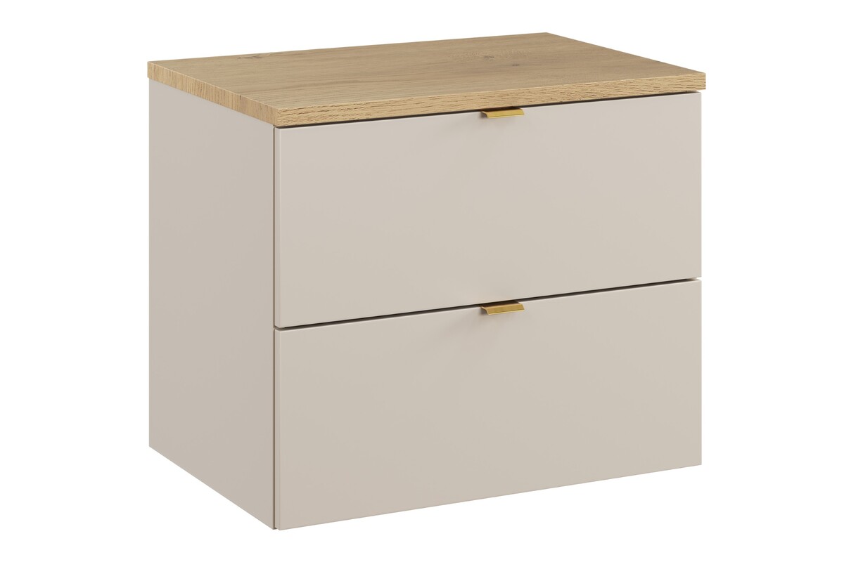 Set armoire Comad Dalia Cashmere DALIA CASHMERE 82-60-46-2S, plan de travail suspendu Comad Nordic Cremona CREMONA 89-60-46 M