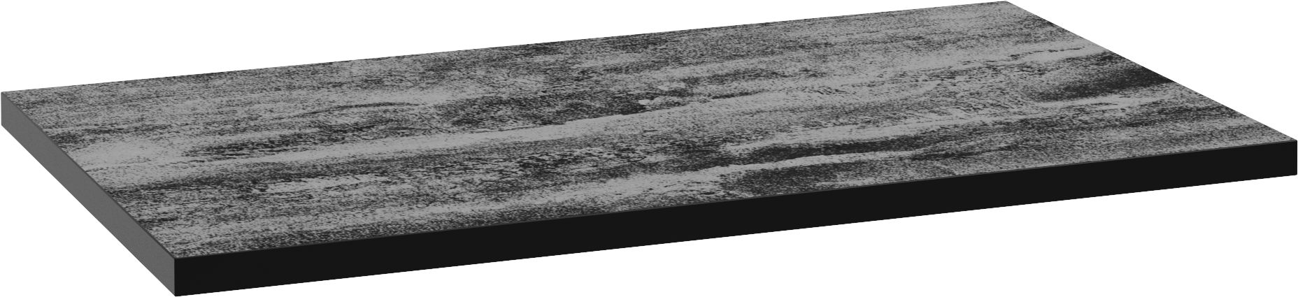 Defra Uni plan de travail suspendu 90x46 cm noir 125-F-09003