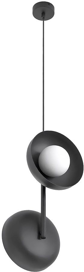 Emibig Vanila lampe suspendue 2x8 W noir 1595/2