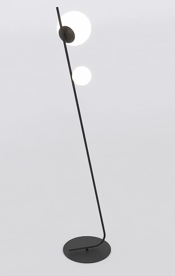 Emibig Tatu lampadaire 2x8 W noir 1504/LP2