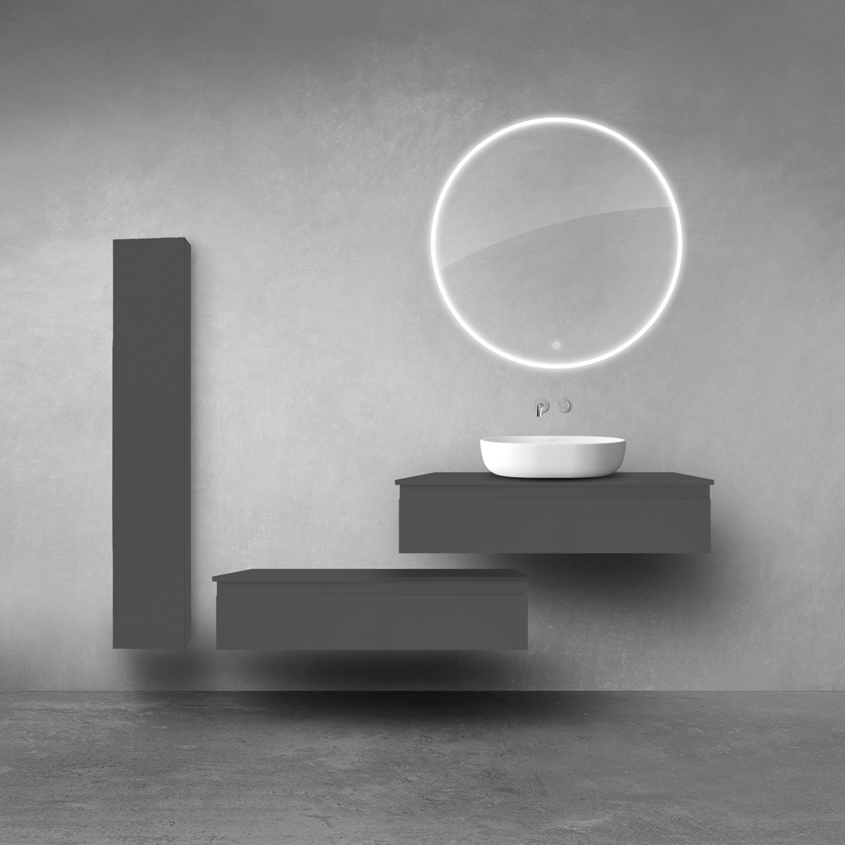 Set armoire Oltens Vernal 61000400, armoire Oltens Vernal 60011400, 63006400