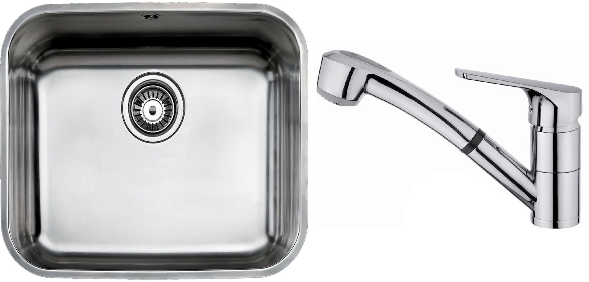 Set mitigeur de cuisine Teka MTP 469780200, évier en acier inoxydable Teka Be 10125123