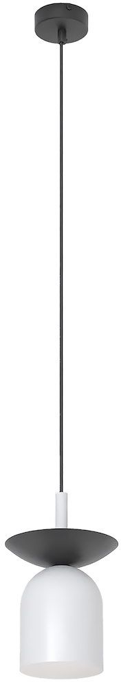 Emibig Ego lampe suspendue 1x10 W noir 1611/1