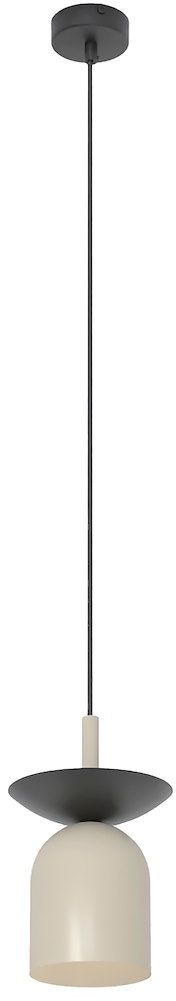Emibig Ego lampe suspendue 1x10 W noir-cappuccino 1612/1