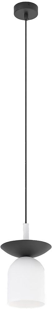Emibig Ego lampe suspendue 1x10 W blanc-noir 1613/1