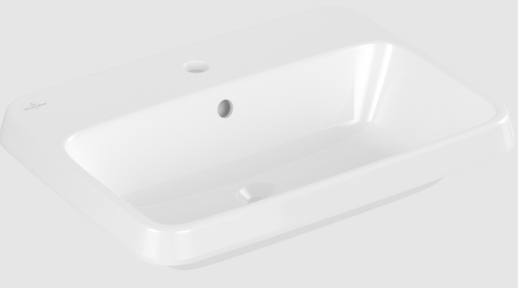 Villeroy & Boch Architectura lavabo 60x45 cm rectangulaire encastrée blanc 5A676001