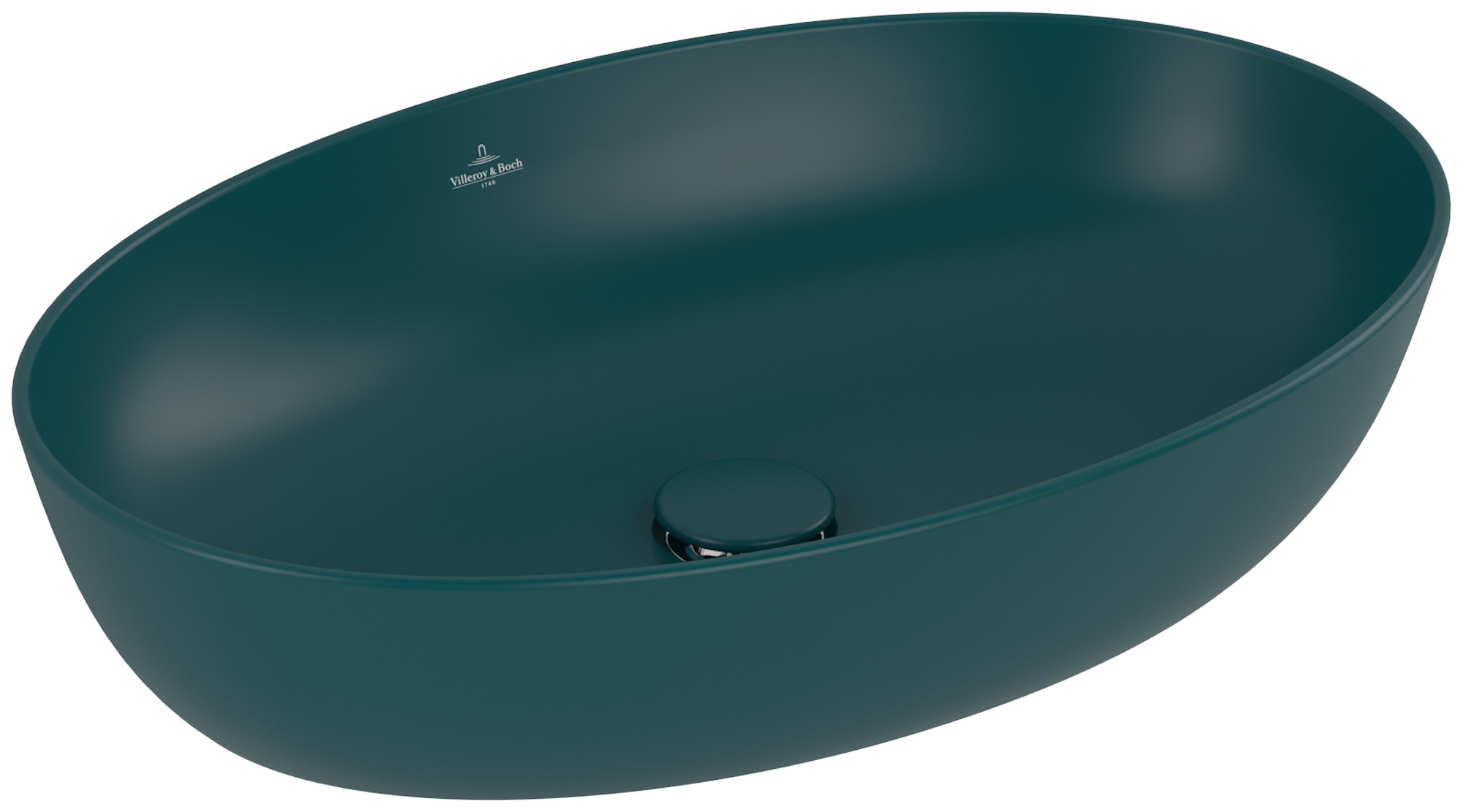 Villeroy & Boch Artis lavabo 61x41 cm ovale à poser vert 419861TE