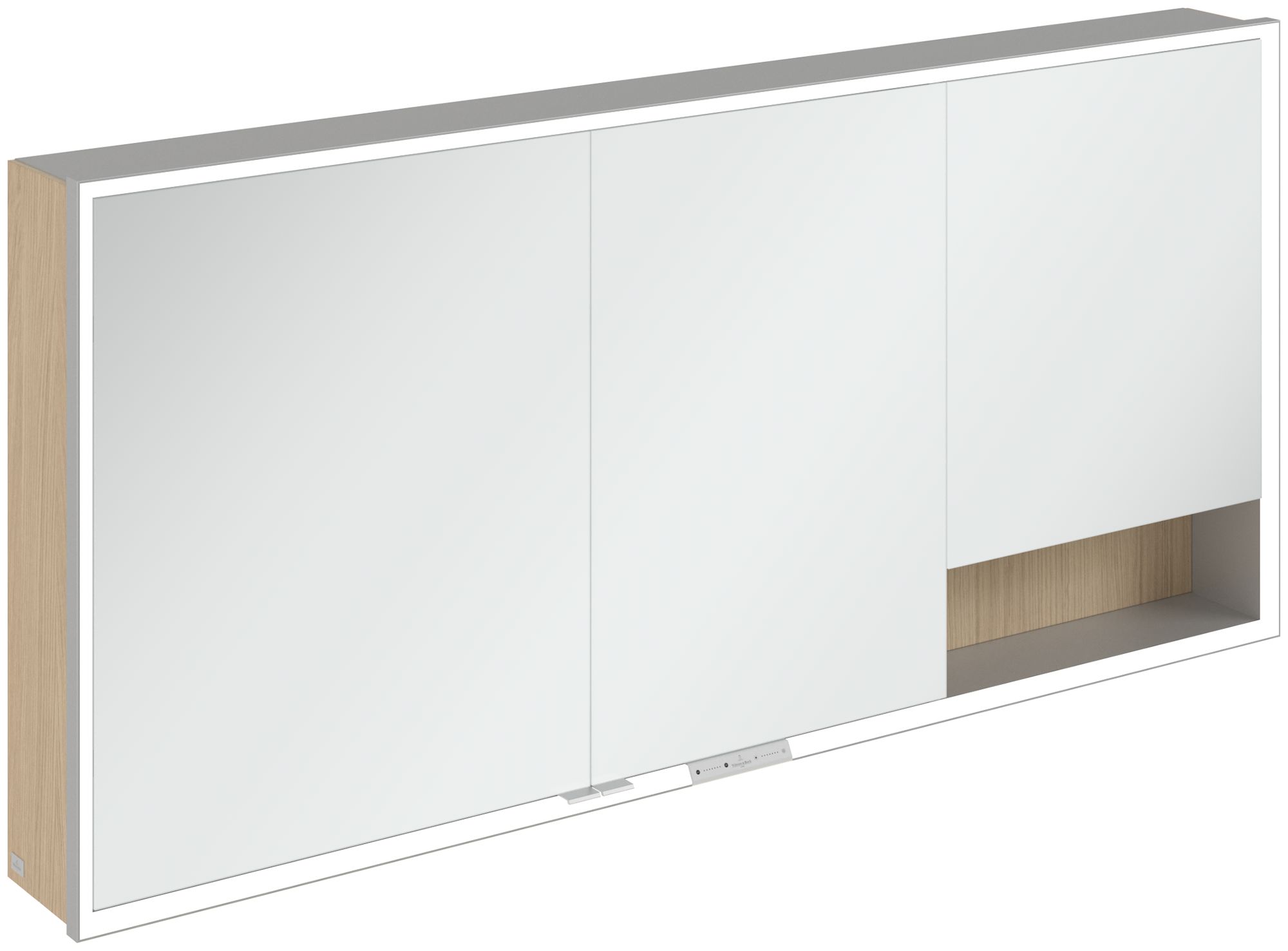 Villeroy & Boch My View+ armoire 160x16.8x75 cm avec miroir chêne A48116VJ