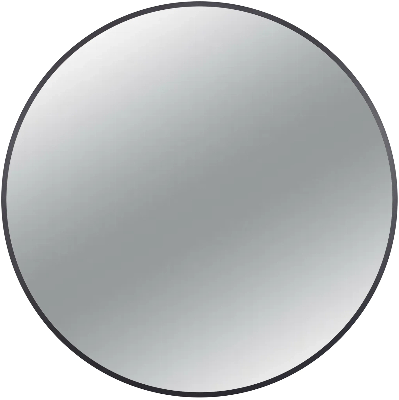 Balneo Corina miroir 70x70 cm circulaire noir L0101010503-2