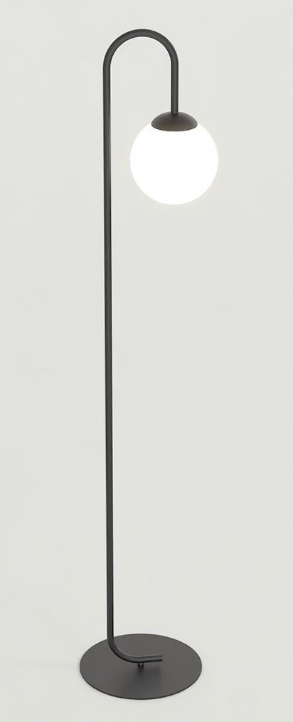 Emibig Flor lampadaire 1x10 W noir 1495/LP1