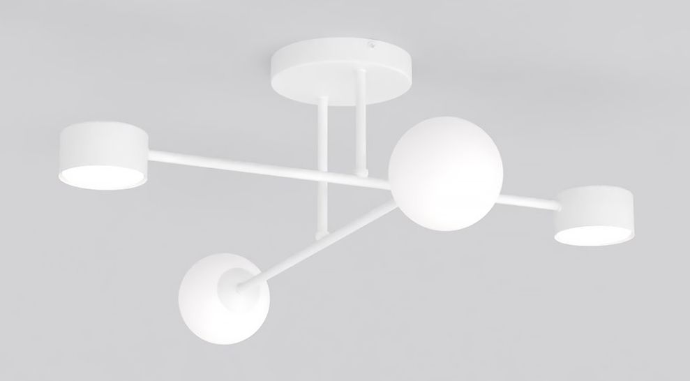 Emibig Holon plafonnier 4x8 W blanc 1559/4