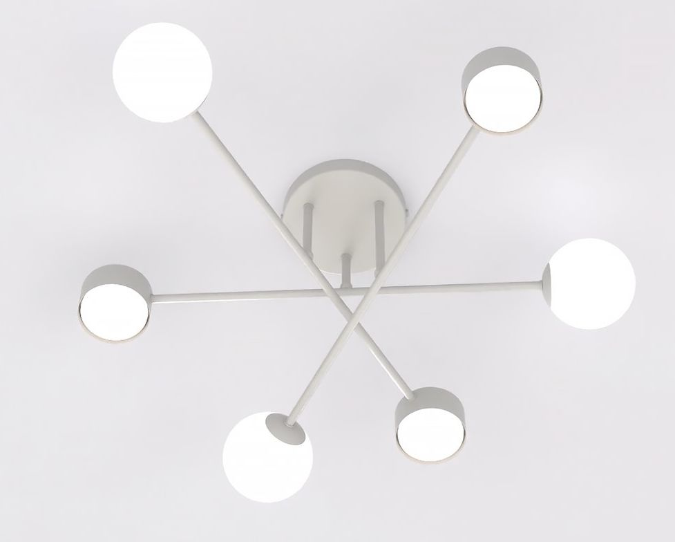 Emibig Holon plafonnier 6x8 W gris 1561/6