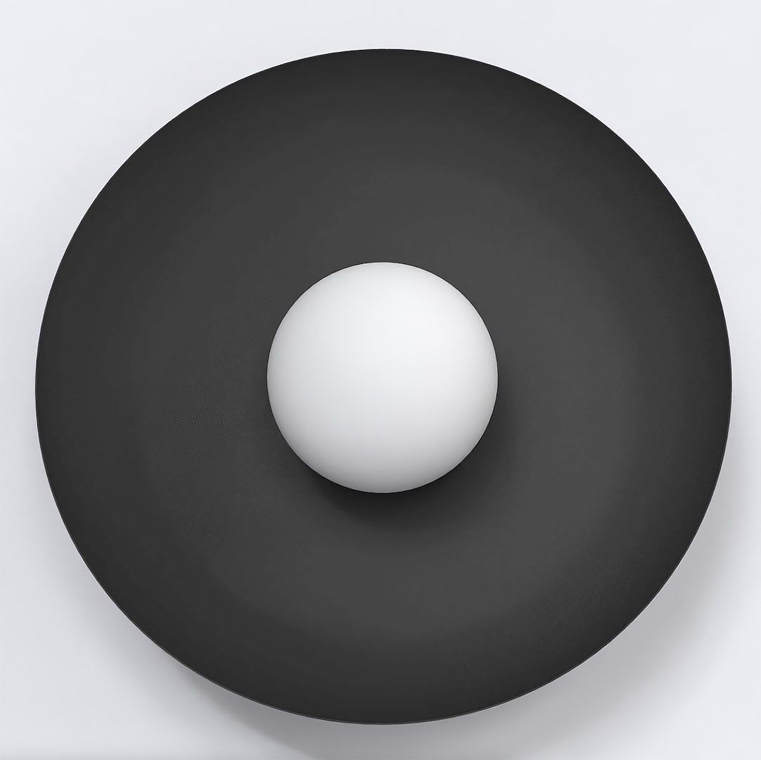 Emibig Inspo applique murale 1x8 W noir 1542/K1