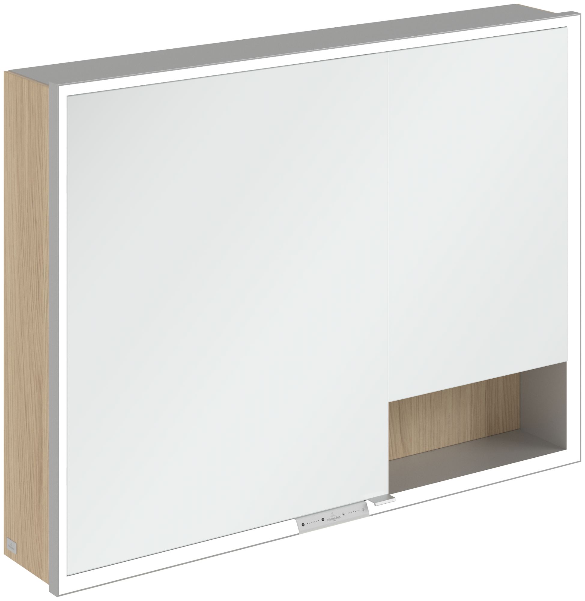 Villeroy & Boch My View+ armoire 100x16.8x75 cm avec miroir chêne A48110VJ
