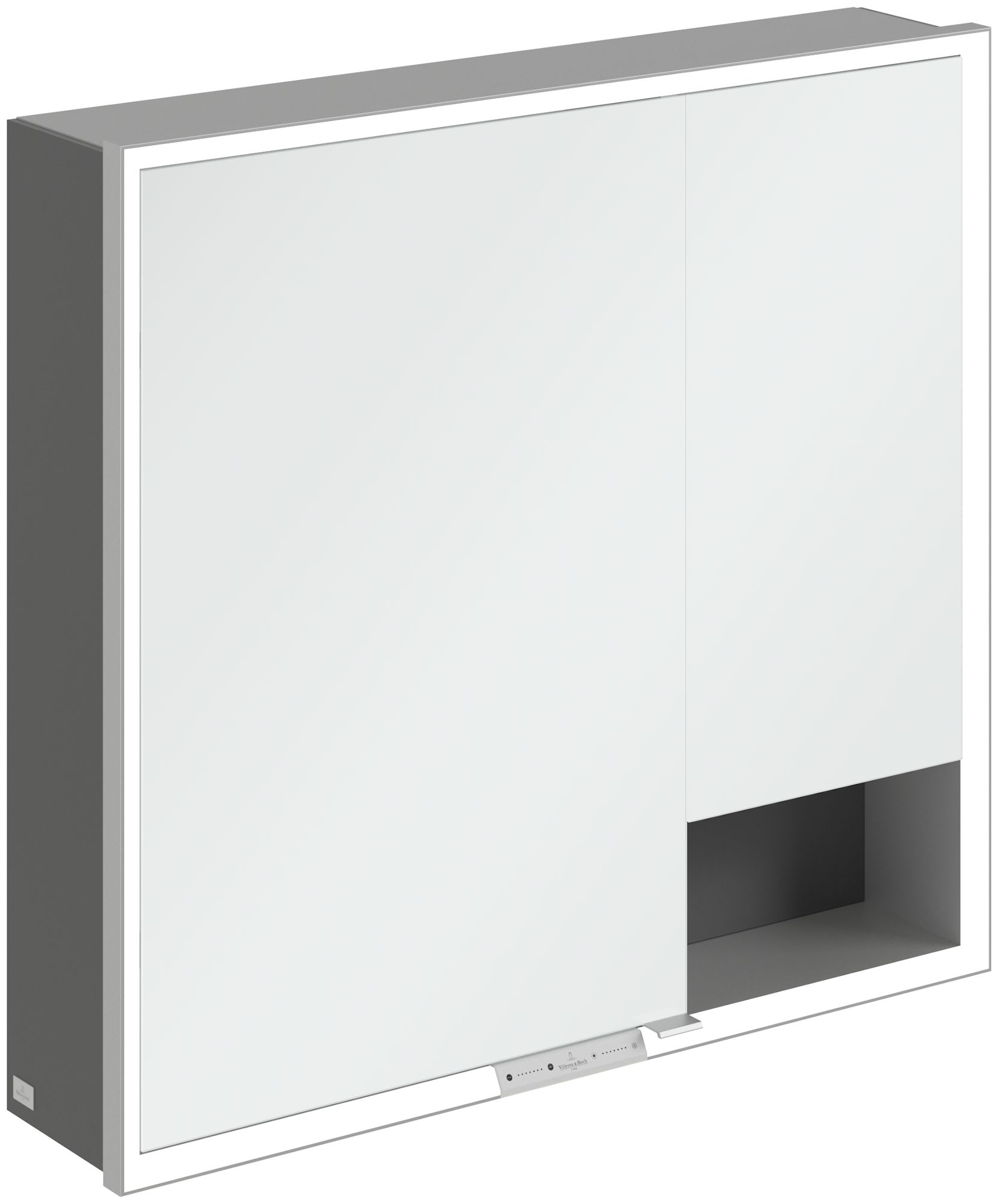 Villeroy & Boch My View+ armoire 75x16.8x80 cm avec miroir graphite A48180VR