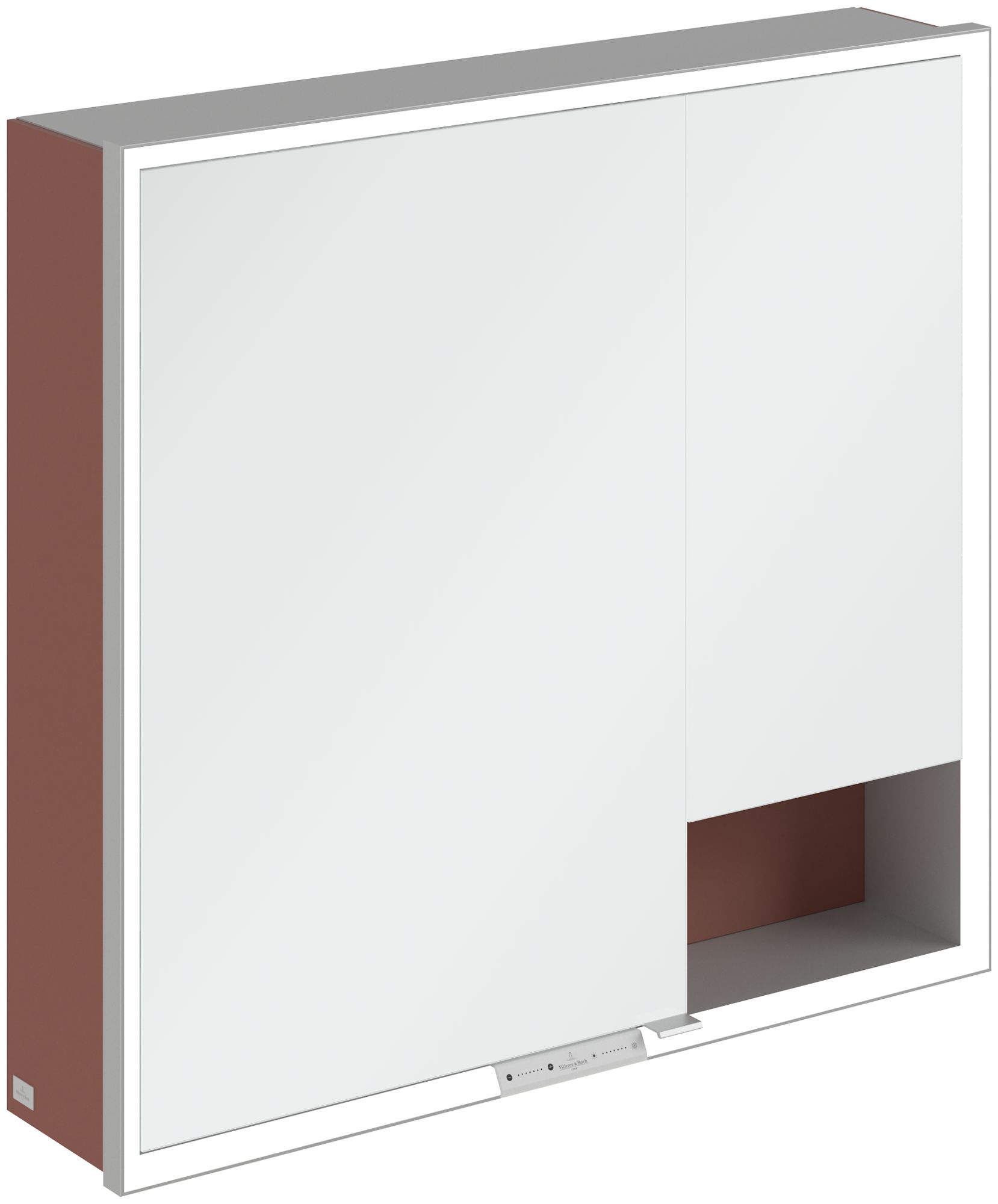 Villeroy & Boch My View+ armoire 75x16.8x80 cm avec miroir rouge A48180AH