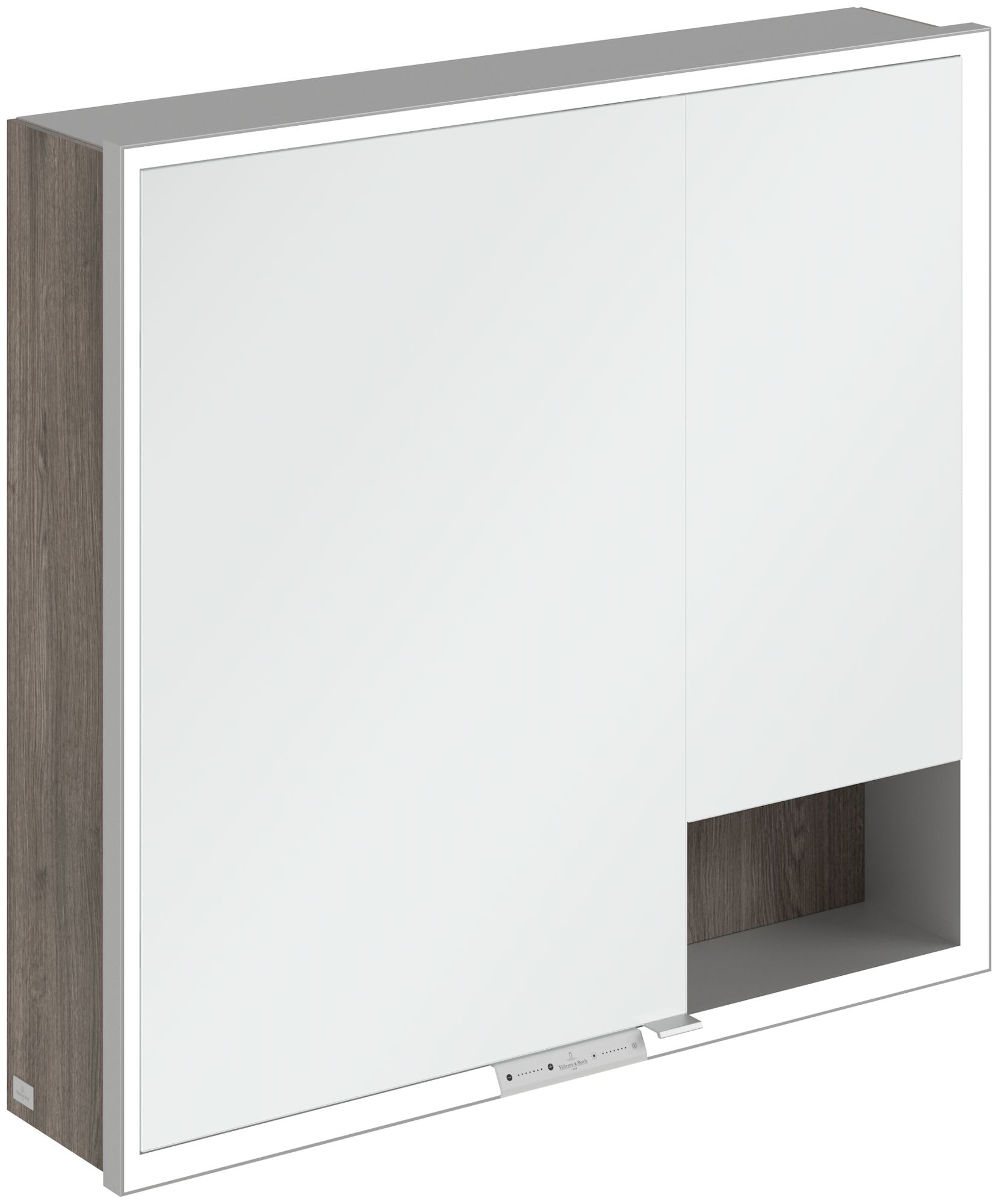 Villeroy & Boch My View+ armoire 75x16.8x80 cm avec miroir chêne A48180RK