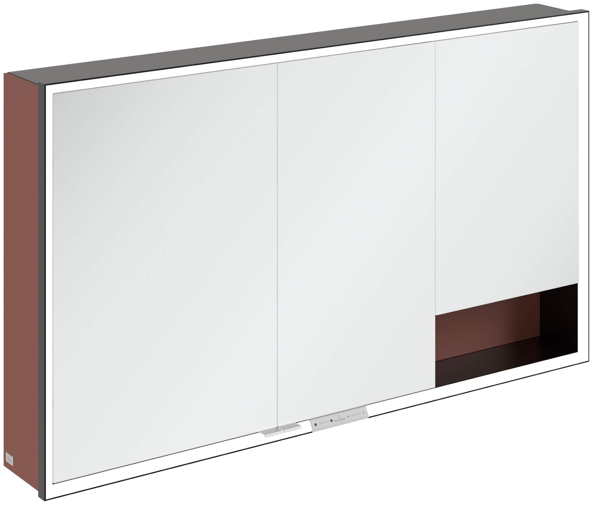 Villeroy & Boch My View+ armoire 130x16.8x75 cm avec miroir rouge B48113AH