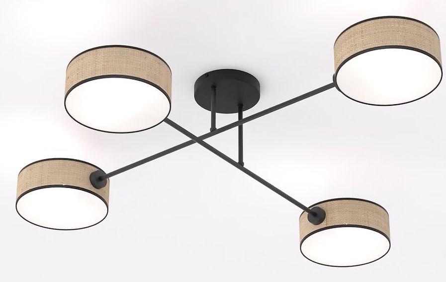 Emibig Maga plafonnier 4x10 W beige 1571/4