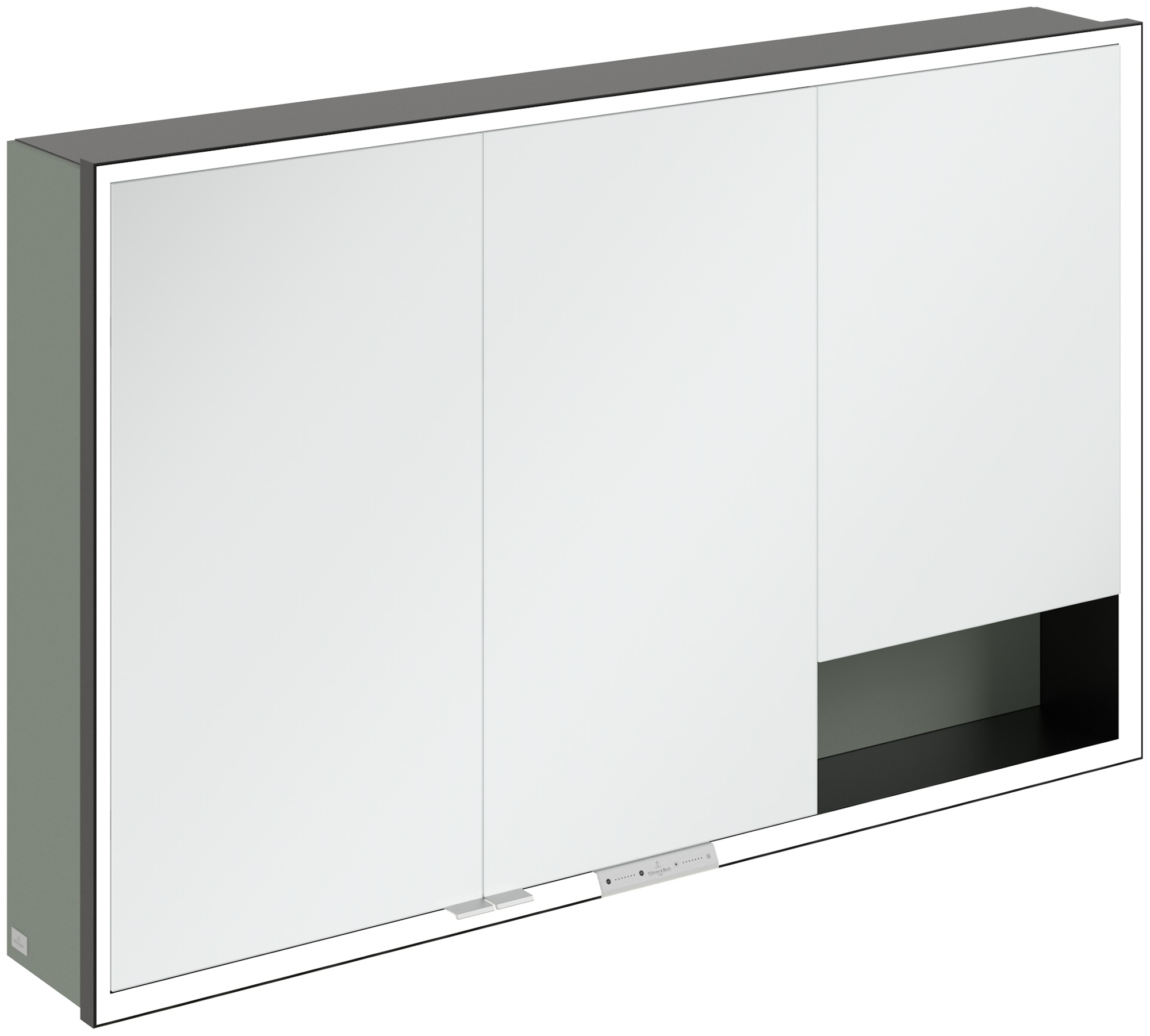 Villeroy & Boch My View+ armoire 120x16.8x75 cm avec miroir vert B48112AF