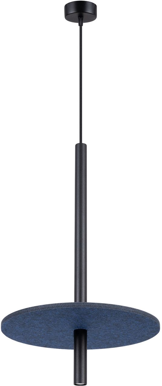 Sollux Lighting Feltro lampe suspendue 1x8 W noir-bleu SL.1881
