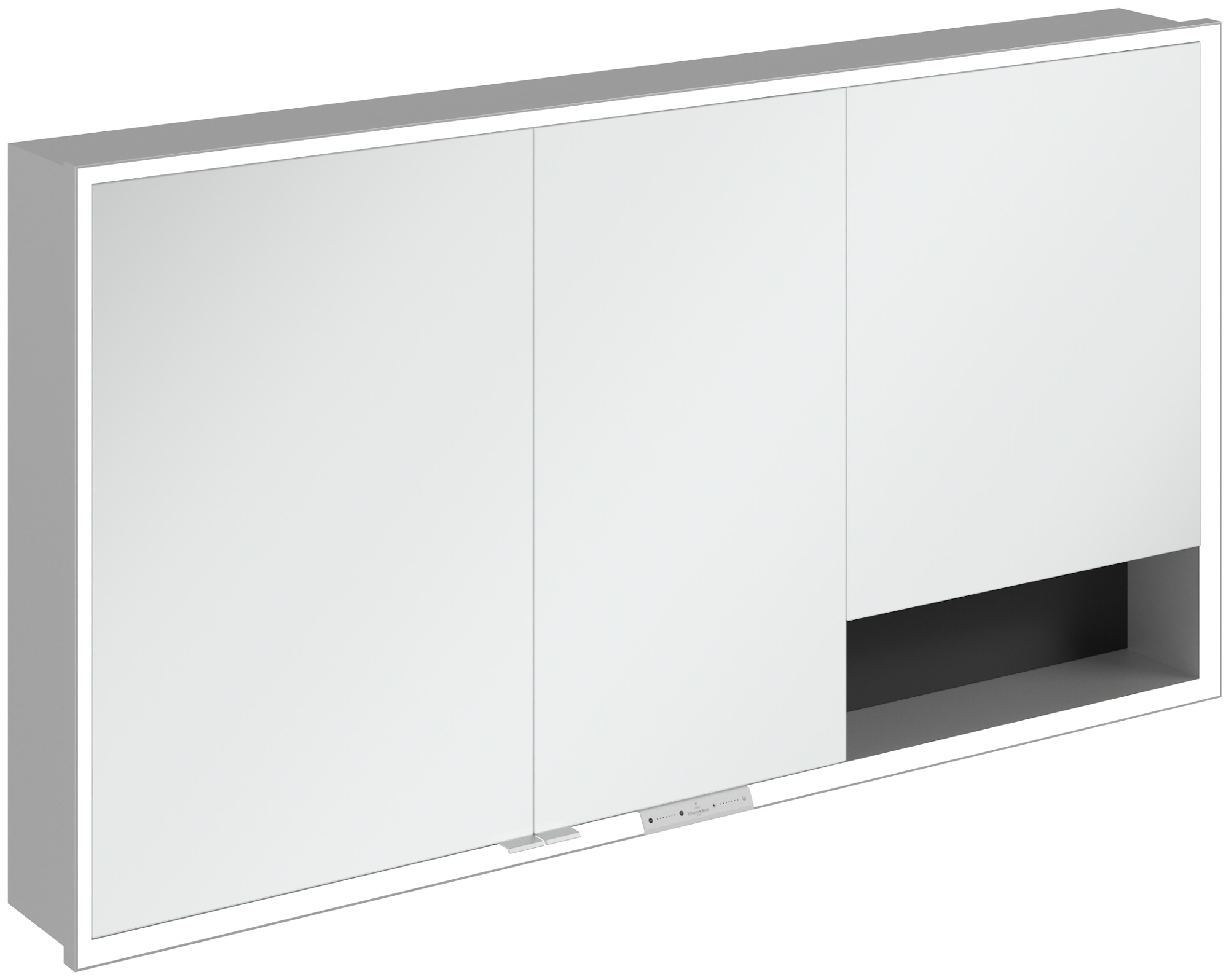 Villeroy & Boch My View+ armoire 140x16.8x75 cm avec miroir noir A48214VL