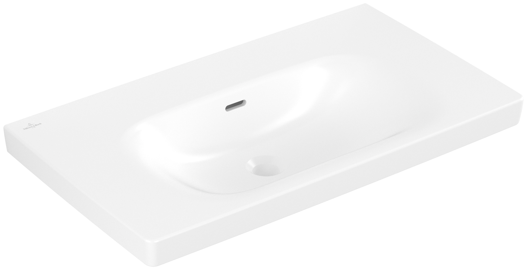 Villeroy & Boch Skyla lavabo 80x46 cm rectangulaire de meuble blanc 5A5182RW
