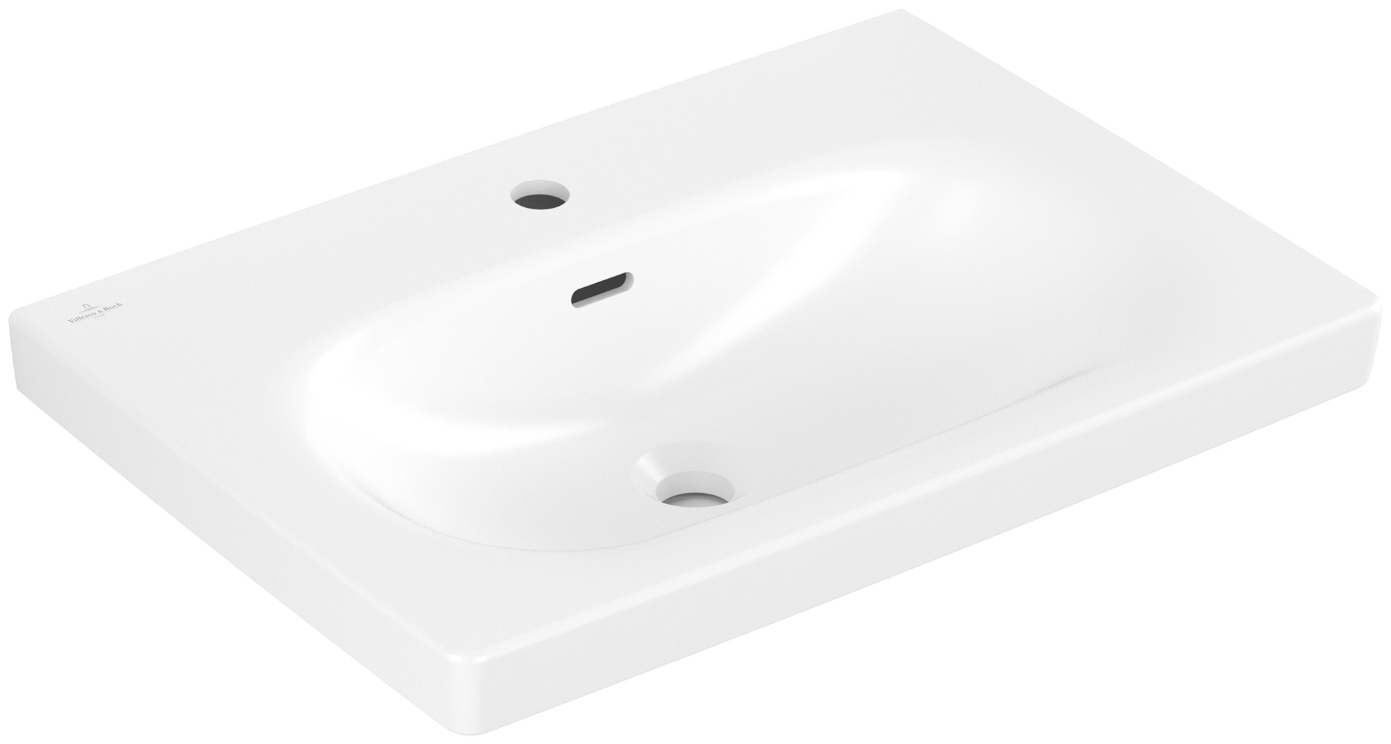 Villeroy & Boch Skyla lavabo 65x46 cm rectangulaire de meuble blanc mat 5A5165RW