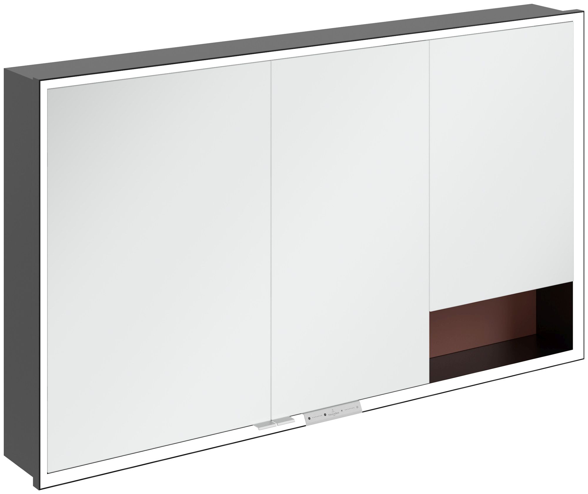 Villeroy & Boch My View+ armoire 130x16.8x75 cm avec miroir rouge B48213AH