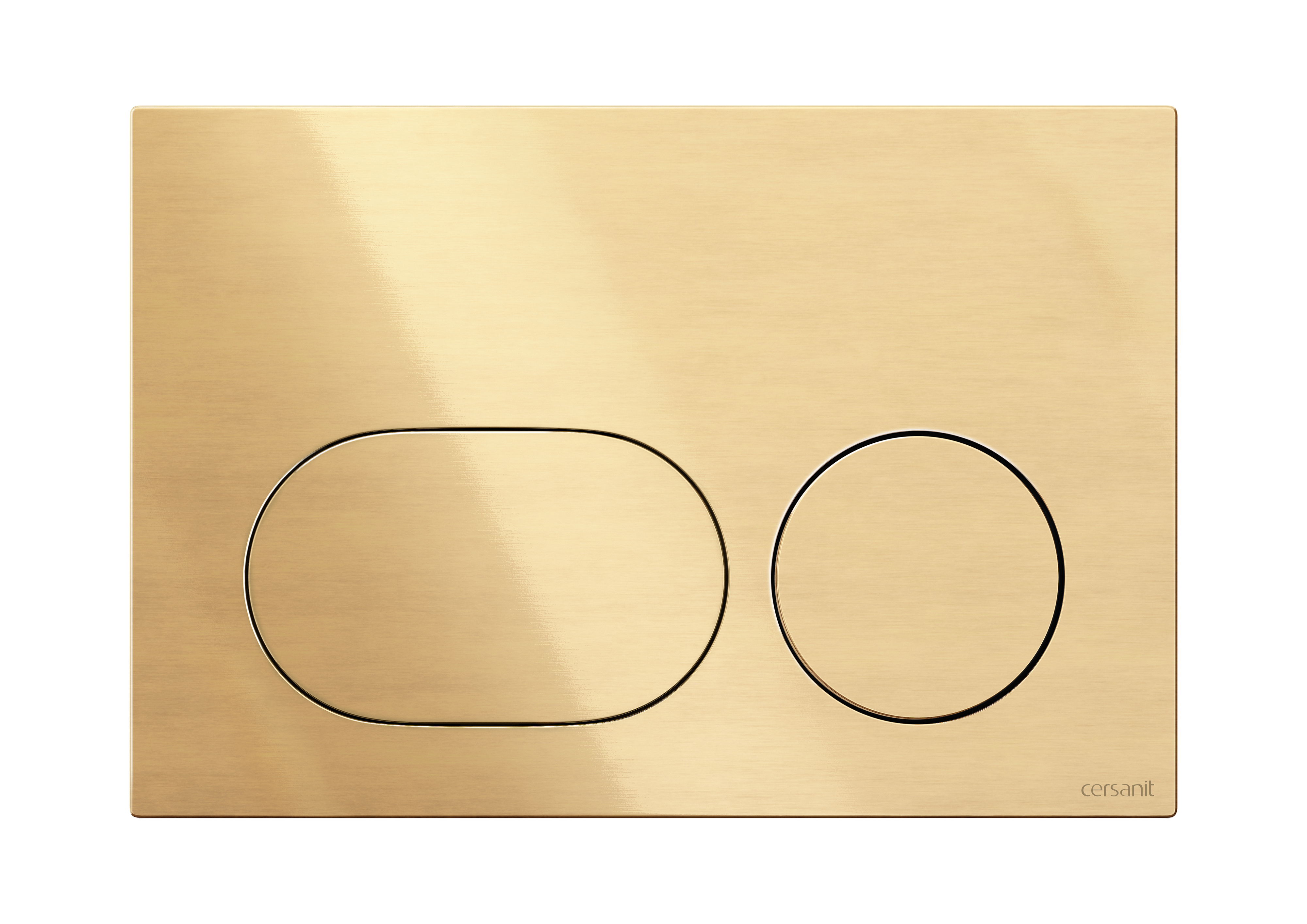 Cersanit Dueto bouton de chasse d'eau pour WC doré K3003-001